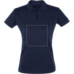 Polo Mujer Algodón 180g | Frontal