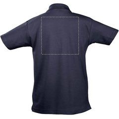 Polo Niño Piqué Peinado 170g | Trasero