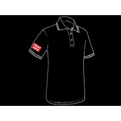 Polo con Vivo España Hombre | Manga izquierda 1 color negro | 80 x 50