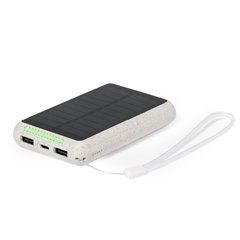 Power Bank Solar 5000mAh Fibra de Trigo | Parte inferior cara principal