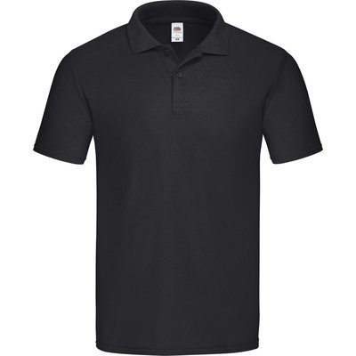 Polo Adulto 100% Algodón Negro S