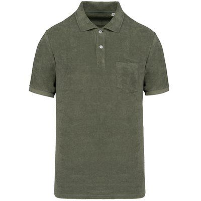 Polo ajustado eco hombre Organic Khaki XS