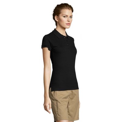 Polo Ajustado Mujer 210g Algodón