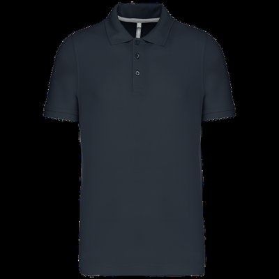 Polo de algodón manga corta para hombre Navy M