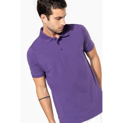 Polo de algodón manga corta para hombre