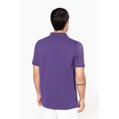 Polo de algodón manga corta para hombre