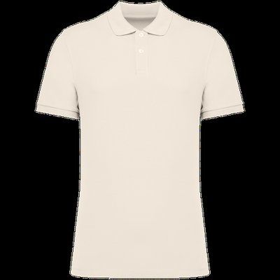 Polo algodón orgánico para hombre Ivory M