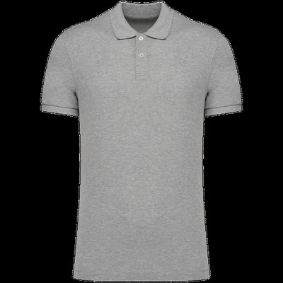 Polo algodón orgánico para hombre Moon Grey Heather XXL