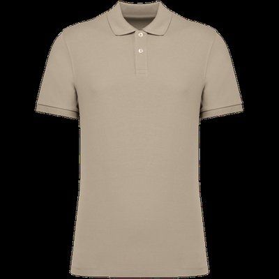 Polo algodón orgánico para hombre Wet Sand XL