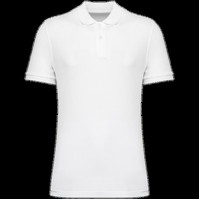 Polo algodón orgánico para hombre White M