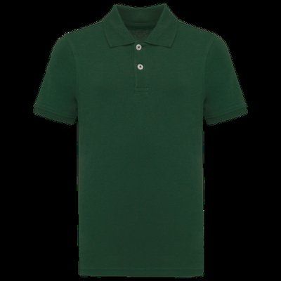 Polo algodón orgánico infantil Forest Green 8/10 ans