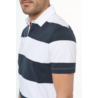 Polo algodón a rayas unisex