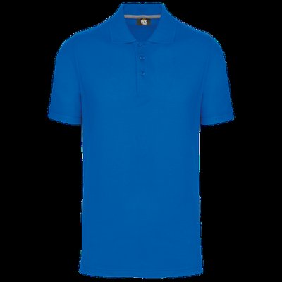 Polo Antibacteriano Hombre uso profesional Light Royal Blue 4XL