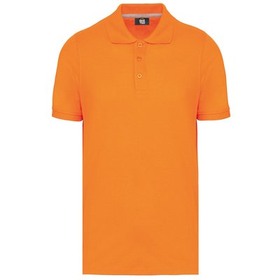 Polo Antibacteriano Hombre uso profesional Naranja L