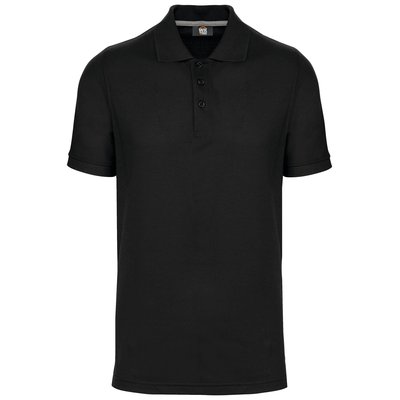 Polo Antibacteriano Hombre uso profesional Negro XXL