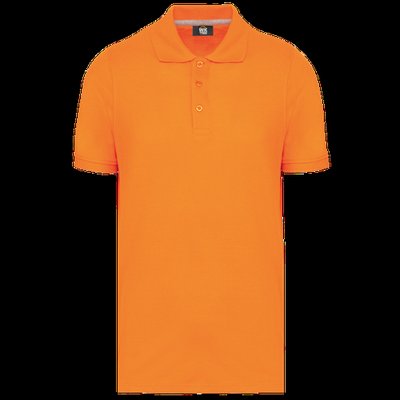 Polo Antibacteriano Hombre uso profesional Orange L