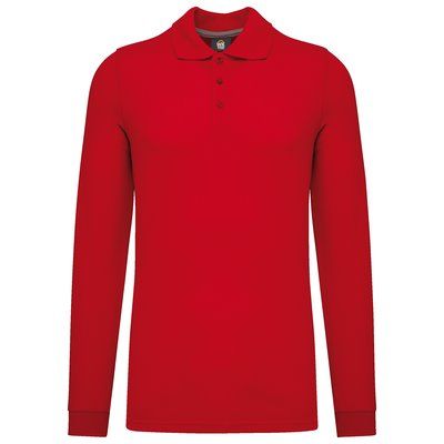 Polo Antibacteriano Hombre Red XL