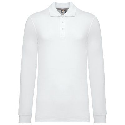 Polo Antibacteriano Hombre White 3XL