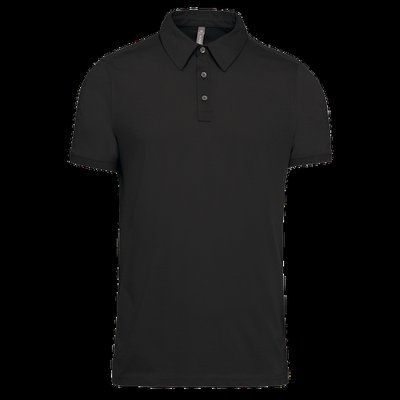 Polo atemporal manga corta hombre Black S