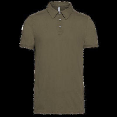 Polo atemporal manga corta hombre Light khaki XL