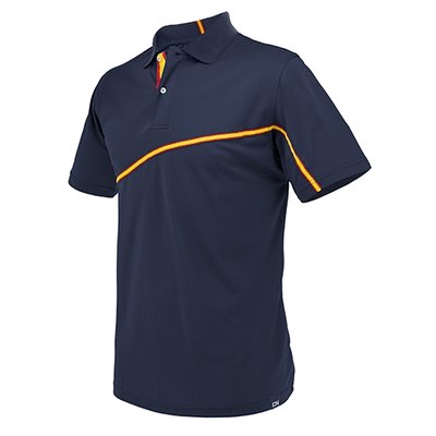 Polo Azul Hombre Detalle España