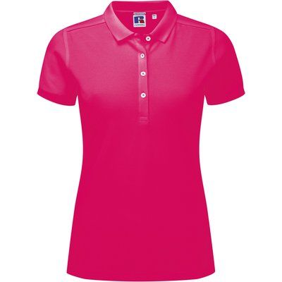 Polo básico para mujer Fuchsia XL