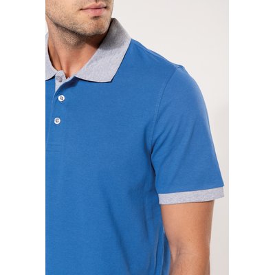 Polo bicolor hombre