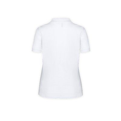 Polo Blanco de Algodón para Mujer