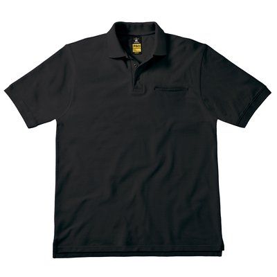 Polo con bolsillo invisible Black 3XL