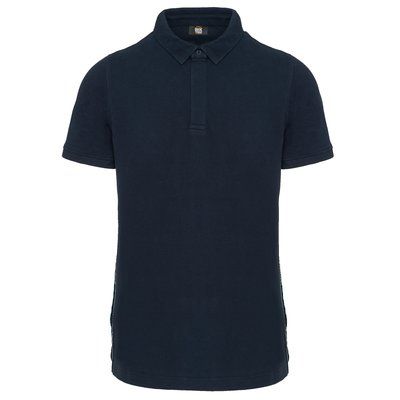 Polo con botones a presión Navy S