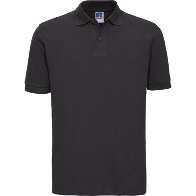 Polo clásico hombre algodón piqué Black S