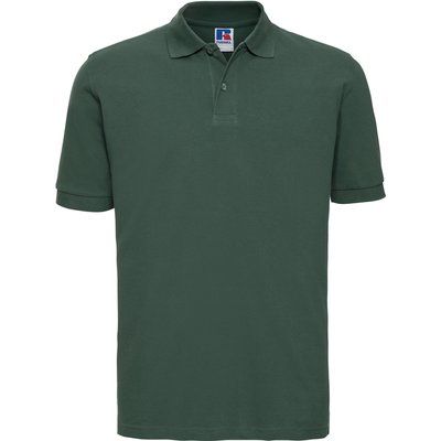 Polo clásico hombre algodón piqué Bottle Green L