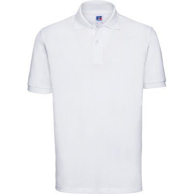 Polo clásico hombre algodón piqué White S