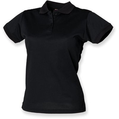 Polo clásico mujer Negro M