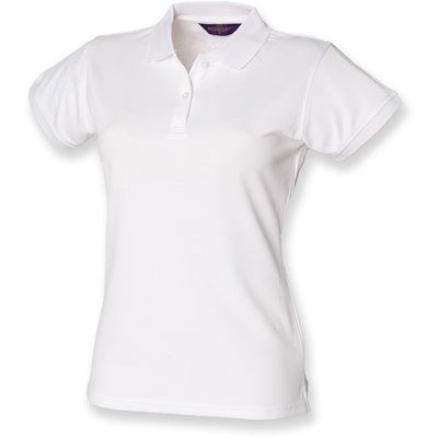 Polo clásico mujer White L