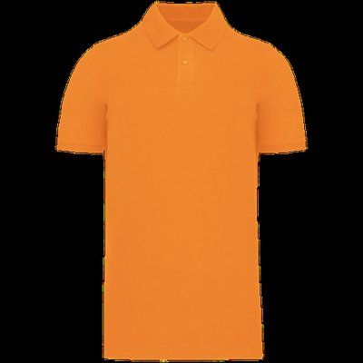 Polo Corte entallado hombre Orange M