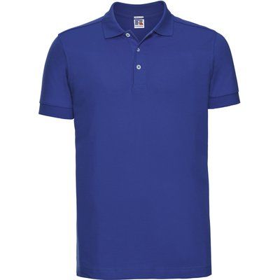 Polo corte slim hombre algodón Azure blue 3XL