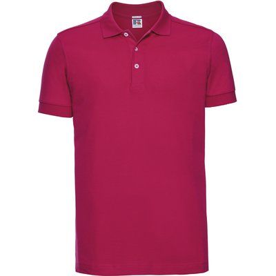 Polo corte slim hombre algodón Fuchsia M