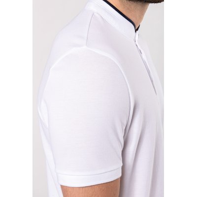 Polo cuello mao para hombre