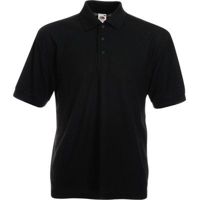 Polo cuidado fácil Black 3XL