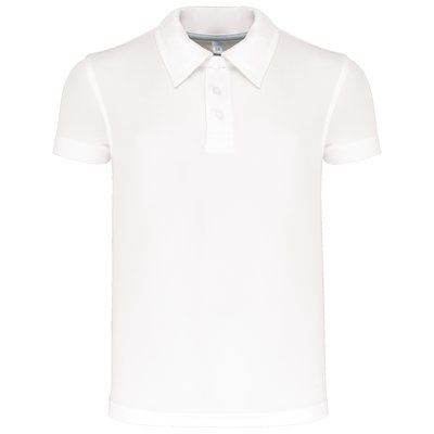 Polo deportivo manga corta infantil Blanco 12/14 ans