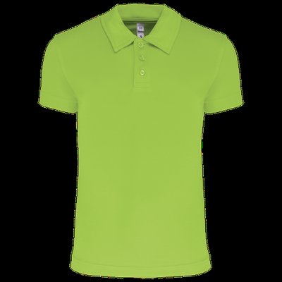 Polo deportivo manga corta infantil Lime 6/8 ans