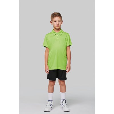 Polo deportivo manga corta infantil