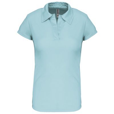 Polo deportivo para mujer Azul S