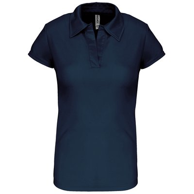 Polo deportivo para mujer Azul S