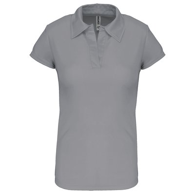 Polo deportivo para mujer Gris L