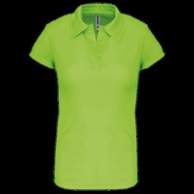 Polo deportivo para mujer Lime M