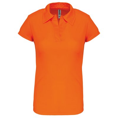 Polo deportivo para mujer Naranja L