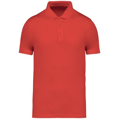 Polo eco para hombre Rojo XL