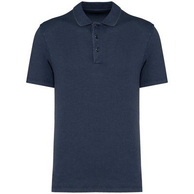 Polo eco hombre Washed Navy Blue M